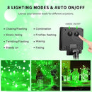 JMEXSUSS 4 Pack Green Solar Christmas Lights, Total 400 LED 132FT Solar String Lights Outdoor Waterproof, 8 Modes Copper Wire Solar Fairy Lights for Patio Garden Yard Tree Christmas Decor by GreenHaven Gardens