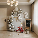 140pcs Metallic Silver Round Balloons Different Sizes 18 12 10 5 Inch Latex Balloons for Arch Decoration Party Balloon Kit for Graduation Birthday Party Wedding Balloon Baby Shower Decoration by TinyTreasures Baby Boutique