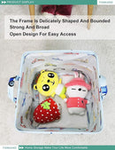 FANKANG Square Nursery Hamper Storage Bins Canvas Laundry Basket Foldable with Waterproof PE Coating Storage Baskets Gift Baskets for Children, Office, Bedroom, Clothes（Square-Car ） by TinyTreasures Baby Boutique