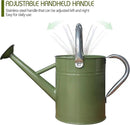 Metal Watering Can, One Gallon Watering Cans Stainless Steel for Outdoor Indoor Garden Plants Watering (Emerald Green) by GreenHaven Gardens