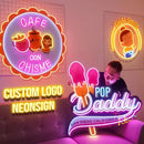 Custom Neon Sign, Personalized UV Printed LED Neon Sign LoGo Customizable for Business, Salon Beauty Nail Studios Light Up Name Sign, Images Neon Lighting Customized by CozyNest Decor