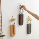 Wood Wall Planter Indoor, Propagation Station, Wooden Hanging Vase for Dried Flowers, Wall Plant Holder, Boho Wall Décor for Living Room U Rainbow Shape (Set of 3) by GreenHaven Gardens