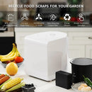 Airthereal Revive R500 Electric Kitchen Composter, SHARKSDEN® Tri-Blade, Turn Food Waste and Scraps into Natural Fertilizer for Plants, Glossy Pearl White by GreenHaven Gardens