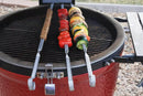 BBQ Shish Kabob Skewers, Kebab Skewers 17.7" Stainless Steel Reusable Flat BBQ Sticks for Meat Chicken Shrimp and Vegetable(8-Pack) by GreenHaven Gardens