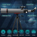 Aurosports Telescope for Adults High Powered - 90mm Aperture 600mm Refractor Telescope for Kids & Beginners -Portable Travel Telescope with Phone Adapter Tripod Wireless Remote & Carry Bag by TinyTreasures Baby Boutique