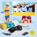 RIVBOS Kids Sunglasses Polarized UV Protection Flexible Rubber Glasses Shades with Strap for Boys Girls RBK004 by TinyTreasures Baby Boutique