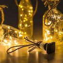 Solar Wine Bottle Lights Outdoor, 20 LED Cork Lights for Wine Bottles Waterproof, Fairy Lights Solar for Wedding Party Garden Patio Decor, Suitable for Most Wine Bottle Mouths-Warm White (8 Pack) by CozyNest Decor
