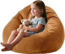 Bean Bag Chairs for Kids Chair Round Sofa Memory Foam Filling Reading Gaming Sofa for Living Room Bedroom by TinyTreasures Baby Boutique