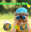 Scotamalone Kids Binoculars Shock Proof Toy Binoculars Set for Age 3-12 Years Old Boys Girls Bird Watching Educational Learning Hunting Hiking Birthday Presents by TinyTreasures Baby Boutique
