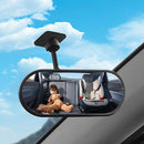Car Rearview Mirror Rear View Mirrors for Baby 360 Adjustable Automotive Interior Mirrors Cars Mirror Rear Facing Kids Observing (Adhesive Base) by TinyTreasures Baby Boutique