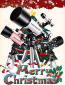 Telescope for Kids Adults Astronomy Beginners Over 8 Years Old, 70mm Aperture Astronomical Refractor Telescopes with Phone Adapter & Wireless Remote, Astronomy Space for Christmas Birthday by TinyTreasures Baby Boutique