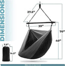 Sorbus Hanging Hammock Chair - Tree Pod Sensory Swing - Outdoor Camping Cacoon Chair - Collapsible and Lightweight Swings - Swinging Rocker Chairs for Camp, Travel, Hiking, Tent, Porch (500 lb Max) by GreenHaven Gardens
