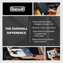 Dunwell Small Photo Album 4x6 with Black Mounting Paper (2-Pack, Silver), 4 x 6 Photo & Art Portfolio Presentation Book, Each Shows 48 Pages, Professional Mini Picture Book for Artwork, Postcards by TinyTreasures Baby Boutique