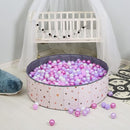 GOGOSO Ball Pits Balls for Toddlers Pack of 50 100 200 Plastics Shape Ball Non-Phthalate Non-BPA Non-Toxic 2.2-Inch Crush Proof Play Balls by TinyTreasures Baby Boutique