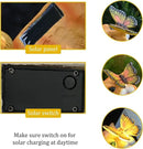 Cat Garden Figurines Outdoor Decor Solar Statue with LED Lights for Patio Lawn Yard Art Decoration Housewarming Garden Gift by GreenHaven Gardens