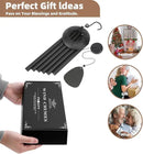 Wind-Chimes-Outdoor-Large-Decor, Deep Tone Soothing Melodic Tones Windchimes, Wind Chimes for Outside, Memorial Wind Chime Best Gift for Mom Women Grandma Neighbors（32" Black） by CozyNest Decor