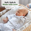Cradle Baby Mattress and Bassinet Mattress 15x30 – 2-Inch Firm Foam Baby Bed with Waterproof Vinyl Cover – Non-Toxic Hypoallergenic Cushion Pad Replacement for Infant Bed (Multiple Standard Sizes) by TinyTreasures Baby Boutique