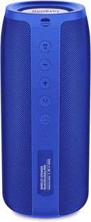 Bluetooth Speaker,MusiBaby M88 Speakers,Dual Pairing, Bluetooth 5.3,Loud Stereo Sound,Booming Bass,30H Playtime for Home& Outdoor Party,Beach,Portable Speaker,Gifts(Blue) by TinyTreasures Baby Boutique