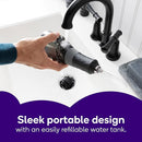 Burst Electric Water Flosser for Teeth Cleaning (3 Modes/Black) | Cordless | Plaque Removal Between Braces & Dental Work | Portable Floss | Refillable 110mL Tank by CozyNest Decor