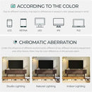 LINSY HOME Fluted TV Stand for 75" TV, Mid-Century Modern 70" Entertainment Center with Sliding Tambour Door and Storage Cabinet, Cruved TV Media Console Table for Living Room, Bedroom, Walnut by CozyNest Decor