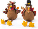 Ogrmar 2 Pack Stuffed Turkey Couple Doll Thanksgiving Tabletop Decoration Exquisite Handmade Turkey Doll Kit for Autumn Fall Thanksgiving Home Decor by CozyNest Decor