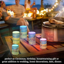 Flickering Flameless Candles, Beautiful Horses Summer Field LED Candles with Remote Timer, Set of 2 Battery Operated Candle for Valentine Wedding Birthday by GreenHaven Gardens