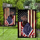 FLAGWIX Chocolate Labrador Retriever Flag - Outdoor Labrador Decorations, Garden Flag (11.5" x 17.5"), Heavy-duty Canvas American with Labrador Flag Dog Garden Decor by GreenHaven Gardens