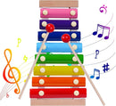 Xylophone for Toddlers 1-3 Kids Musical Instruments for Toddlers 1-3 Baby Kids Wooden Toy Toddler Xylophone for Babies 6 Months and Up Wooden Kid's Preschool Musical Instruments by TinyTreasures Baby Boutique