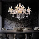 18-Light Double-Layer Crystal Chandelier for Living Room Gold Ceiling Pendant Light Fixtures with K9 Crystal Modern Luxury Lighting for Dining Room, Bedroom, Kitchen by CozyNest Decor