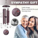 ASTARIN 36" Large Deep Tone Personalized Name Sympathy Wind Chimes, Cardinal Memorial Wind Chime for Loss of Mother Father Loved One, Bereavement Condolence Gifts Decor Outdoor Patio Garden by CozyNest Decor