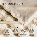 Latepis Soft Luxury Faux Fur Bubble Blanket, Thick Warm Cozy Twin Blankets for Couch, Plush Fluffy Blankets for Sofa and Bedroom, Fuzzy Blanket for Women Gift, 60” x 80”, Tie-dye Camel, 860GSM by CozyNest Decor