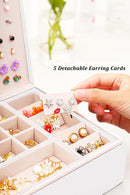 Jewelry Box for Earrings for Girls Jewelry Organizer Box Earring Holder Organizer for Girls Earring Box Girls Jewelry Box Stud Earring Organizer for Girls Earring Jewelry Boxes for Women Bling by TinyTreasures Baby Boutique