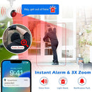 5G/2.4G Outdoor/Indoor Security Camera,1080P Baby/Elder/Dog/Pet Camera with Phone App, WiFi Baby Monitor, Motion Detection, Alarm Siren, Night Vision, IP66 Waterproof, Two-Way Talk, SD/Cloud by TinyTreasures Baby Boutique
