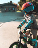 Soft-Style Kids Knee and Elbow Pads with Bike Gloves, Flexible Impact-Resistant Gear for Ages 2-11, Designed for Balance Bikes, Roller-Skating, and Skateboarding by TinyTreasures Baby Boutique
