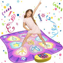 SUNLIN Dance Mat Toys for Girls Ages 3-10 | Dance Pad with LED Lights, Adjustable Volume, 9 Built-in Music, 7 Game Modes, 5 Challenge Levels | Christmas Birthday Gifts for 3 4 5 6 7 8+ Years Old Girl by TinyTreasures Baby Boutique