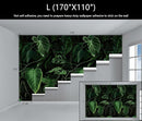 WFBHUA-Green Banana Leaf Wallpaper Mural Tropical Jungle Botanical Leaves Wallpaper for Living Room Bedroom(Not Peel and Stick) by CozyNest Decor