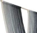 Flber Macrame Wall Hanging Large-Scale Dip-Dye Blue Bohemian Yarn Tapestry Home Room Wall Decor 57" Wx 35" L by CozyNest Decor