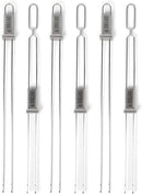 BBQ-AID Premium Barbecue Metal Skewers for Kabobs with Quick Release - Double Pronged, Stainless Steel Metal Skewer for Grilling - Shish Kabob Sticks, Veggies & More by GreenHaven Gardens