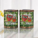 Starsoul 2 Pack Hanging Solar Lantern Outdoor Waterproof Owls Nestled on Branch Glass Decorative Solar Lights for Outside Garden Yard Table Patio Decor by GreenHaven Gardens