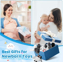 High Contrast Baby Toys - Black & White Hanging Toys for Car Seat, Stroller & Crib | Newborn Essentials 0-6 Months | Perfect by TinyTreasures Baby Boutique