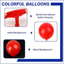 140pcs Red Round Balloons Different Sizes 18 12 10 5 Inch Latex Balloons for Arch Decoration Party Balloon Kit for Graduation Birthday Party Wedding Balloon Baby Shower Decoration by TinyTreasures Baby Boutique