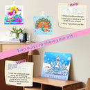 Marlrin Gem Sticker Kit for Kids, 8 Unicorn Princess Themes, Crafts Kits for Girls Ages 4-8, Arts & Crafts Toys, Diamond Art Kits for Kids - Birthday and Christmas Gift for Girls Ages 3, 4, 5, 6, 7, 8 by TinyTreasures Baby Boutique