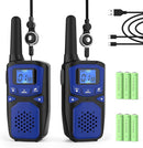 Adult Walkie Talkies 2 Pack, WokTok Rechargeable Long Range Walkie Talkies 2 Way Walkie Talkies, 22 Channels VOX Scanning LCD Display Ideal for Gift Giving, Family Camping and Hiking by TinyTreasures Baby Boutique