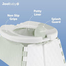 Jool Baby Portable Potty Training Chair with Travel Bag and 30 Liners, Foldable, Indoor/Outdoor Use, Camping (Sage) by TinyTreasures Baby Boutique