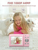 Digital Camera, FHD 1080P Digital Point and Shoot Camera with 16X Zoom Anti Shake, Compact Small Camera for Boys Girls Kids by TinyTreasures Baby Boutique