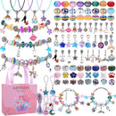 AIPRIDY Charm Bracelet Making Kit,Unicorn Mermaid Crafts Gifts Set Can Inspires Imagination and Creativity,Jewelry Making Kit Perfect Gifts for Girls 5-12 Years Old (104 Pieces) by TinyTreasures Baby Boutique
