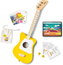 Loog Mini Acoustic kids Guitar for Beginners 3-strings Ages 3+ Learning app and lessons included by TinyTreasures Baby Boutique