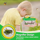 2Sets Bug Catcher for Kids - Sturdy Kids Bug Catching Kit Gifts with Collector Butterfly Net Tweezer, Bugs Habitat Outdoor Explorer Kit for Age 3 4 5 6 7 8, 8Pcs, Green & Pink by TinyTreasures Baby Boutique