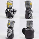 nezababy 8 pcs Knight Gnomes Guard Garden Statue Decoration Medieval Wee Crusader Battle Swordsman Fighting Outdoor Figurines Lawn Decor Resin (G) by GreenHaven Gardens