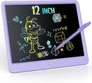 KOKODI LCD Writing Tablet, 12 Inch Colorful Toddler Doodle Board Drawing Tablet, Erasable Reusable Electronic Drawing Pads, Educational and Learning Toy for 3-6 Years Old Boy and Girls(Purple) by TinyTreasures Baby Boutique